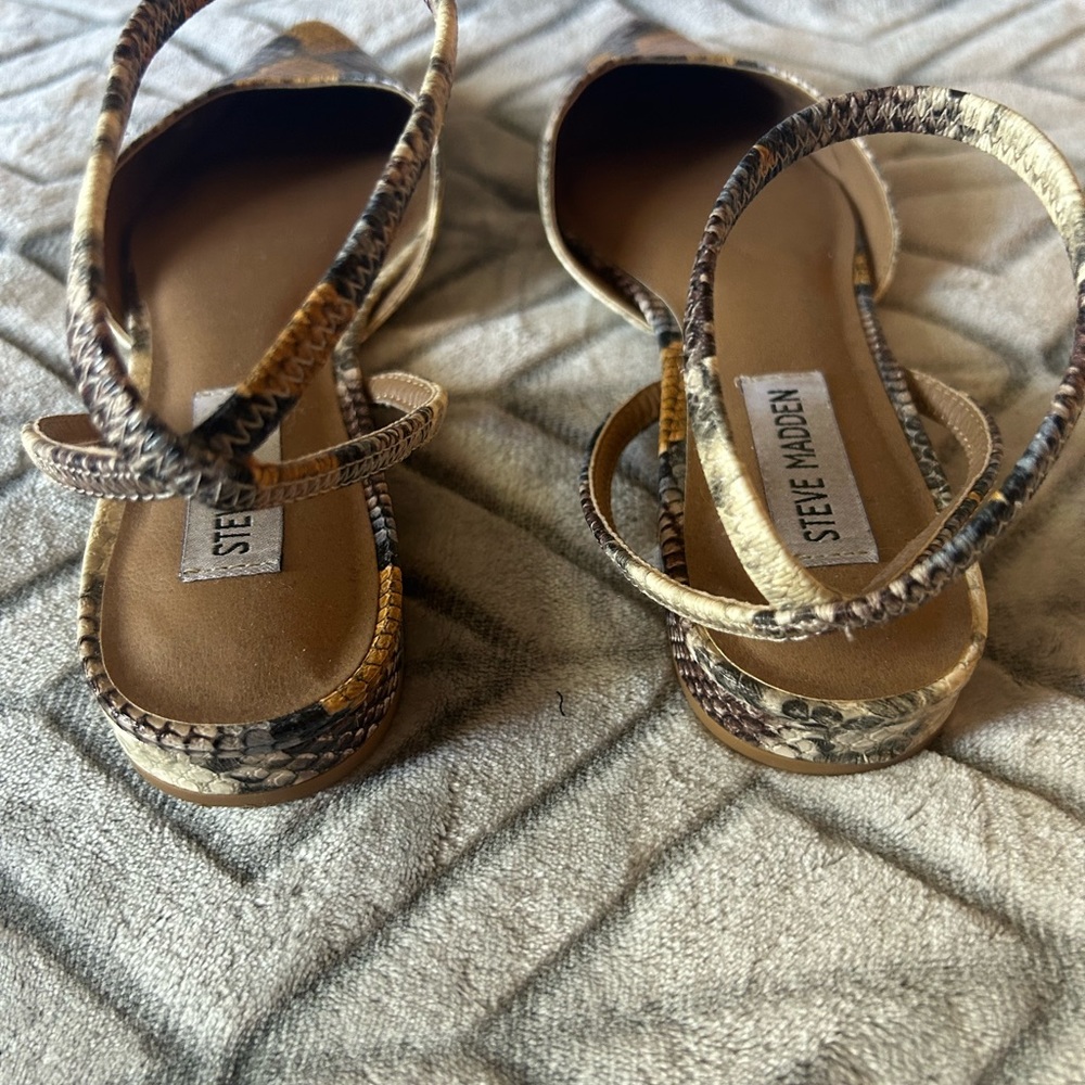 Steve Madden Python Pointed Toe Flats - image 3